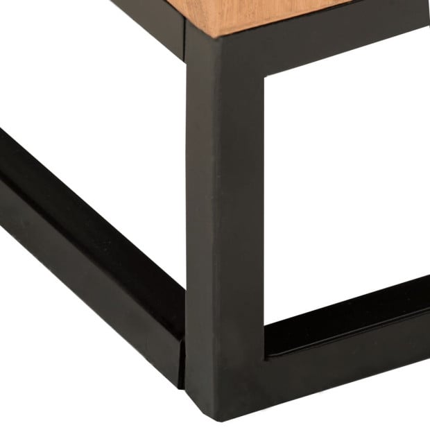 Side Tables 2 Pcs Solid Acacia Wood Image 6