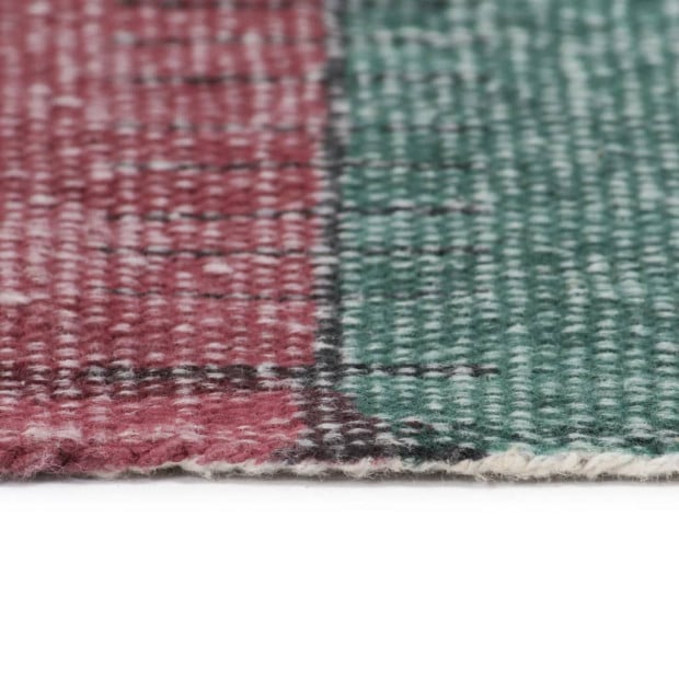 Handwoven Kilim Rug Cotton 120x180 Cm Printed Multicolour Image 5