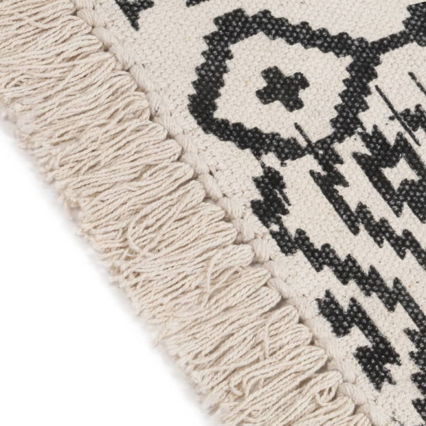 Handwoven Kilim Rug Cotton 120x180 Cm Multicolour Image 3