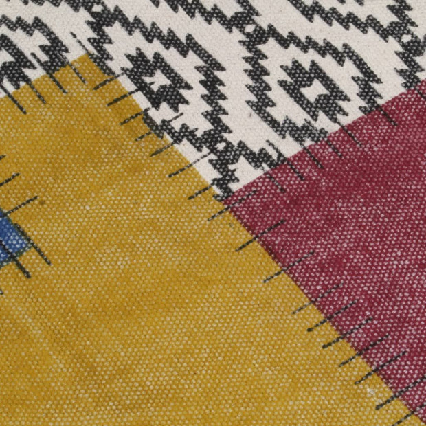 Handwoven Kilim Rug Cotton 120x180 Cm Multicolour Image 4