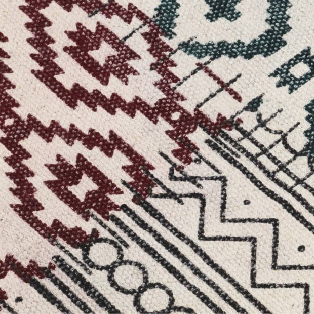 Handwoven Kilim Rug Cotton 120x180 Cm Multicolour Image 4