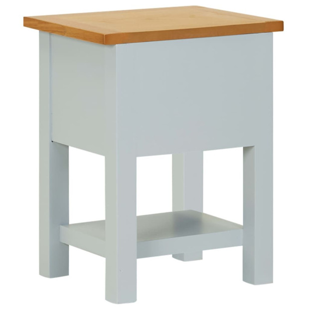 Nightstand 36x30x47 Cm Oak Wood Image 6