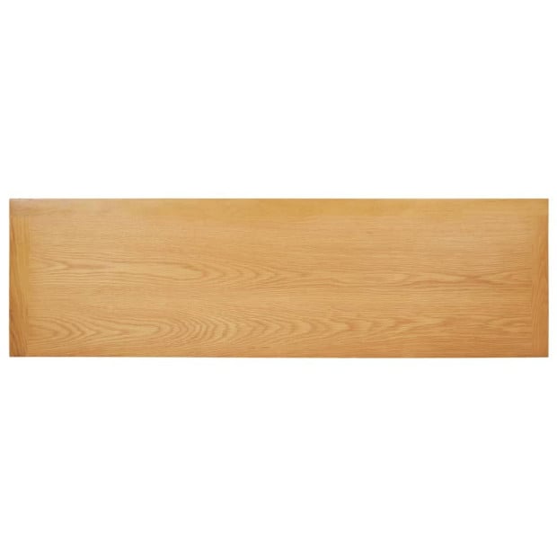 Console Table 118x35x77 Cm Oak Wood Image 5