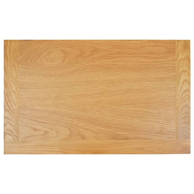 Sideboard 90x33.5x83cm Solid Oak Wood Image 6