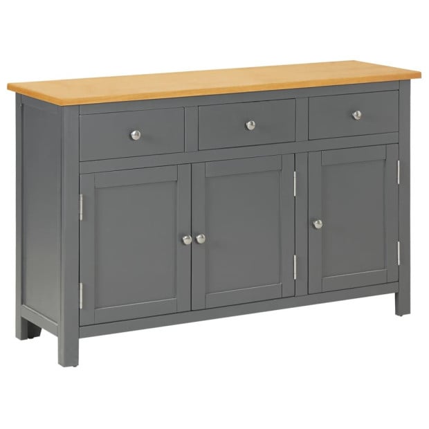 Sideboard 110x33.5x70 Cm Solid Wood