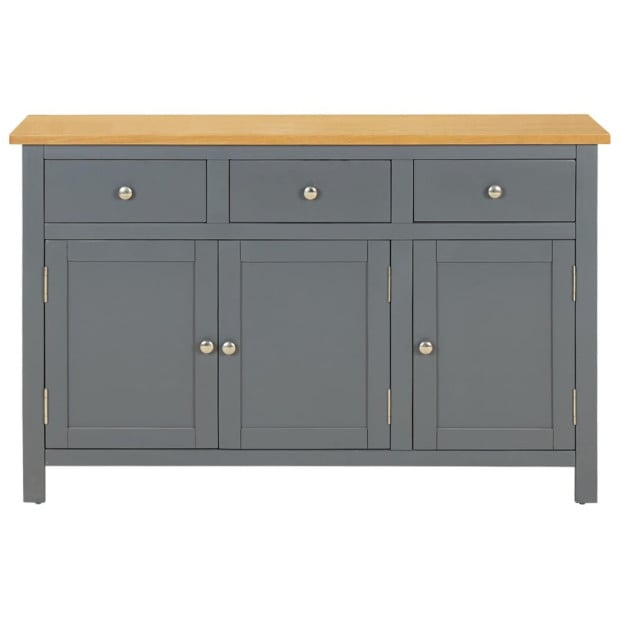 Sideboard 110x33.5x70 Cm Solid Wood Image 2