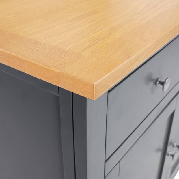Sideboard 110x33.5x70 Cm Solid Wood Image 8