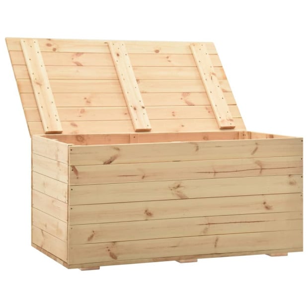 Storage Box 120x63x50.7 Cm Solid Pine Wood Image 2