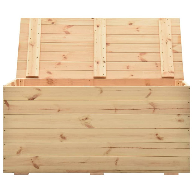 Storage Box 120x63x50.7 Cm Solid Pine Wood Image 4