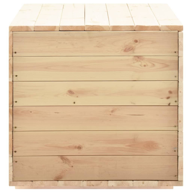 Storage Box 120x63x50.7 Cm Solid Pine Wood Image 5