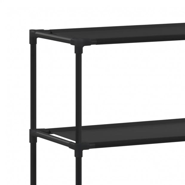 3-tier Storage Rack Over Laundry Machine Black 69x28x169 Cm Image 6