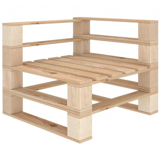 Pallets Wood 8 Piece Garden Lounge Set Image 3