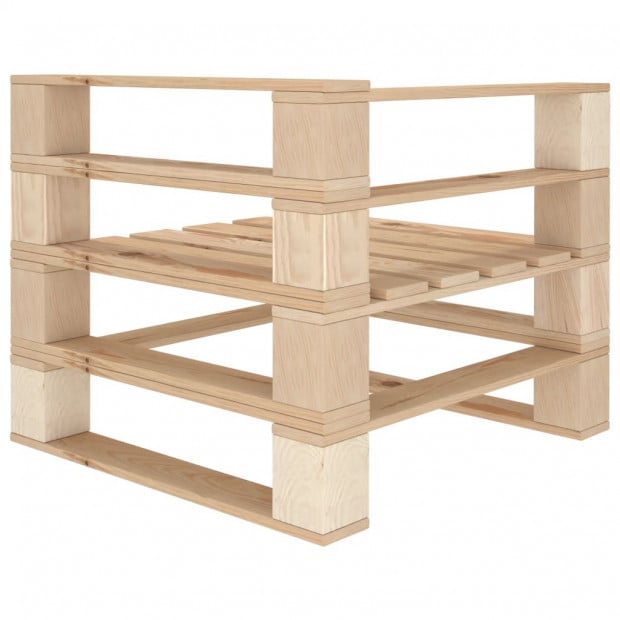 Pallets Wood 8 Piece Garden Lounge Set Image 5