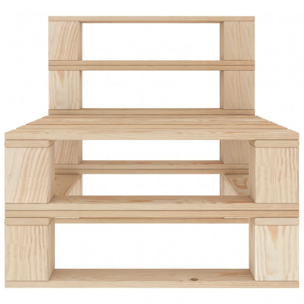 Pallets Wood 8 Piece Garden Lounge Set Image 7