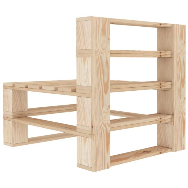7 Piece Lounge Set Pallets Wood Image 9