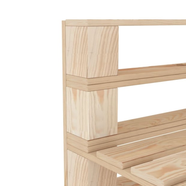 7 Piece Lounge Set Pallets Wood Image 10