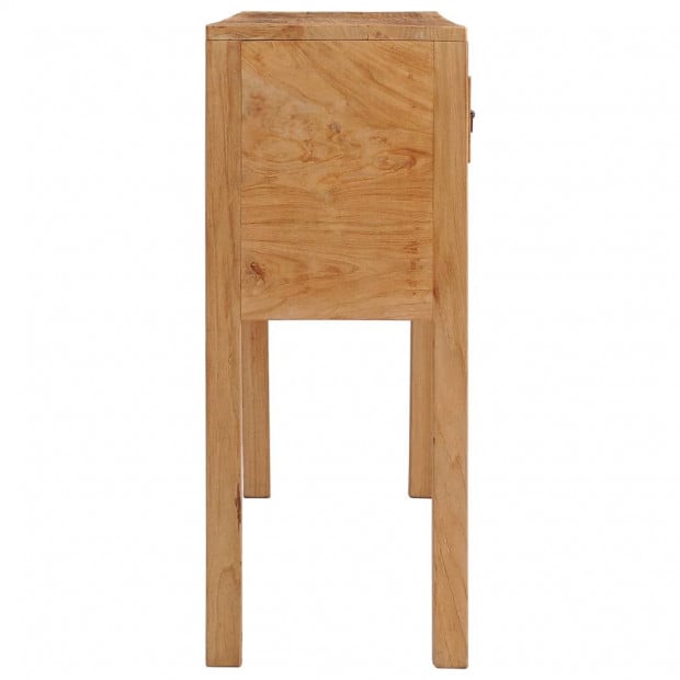 Sideboard 125x30x75 Cm Solid Teak Wood Image 4