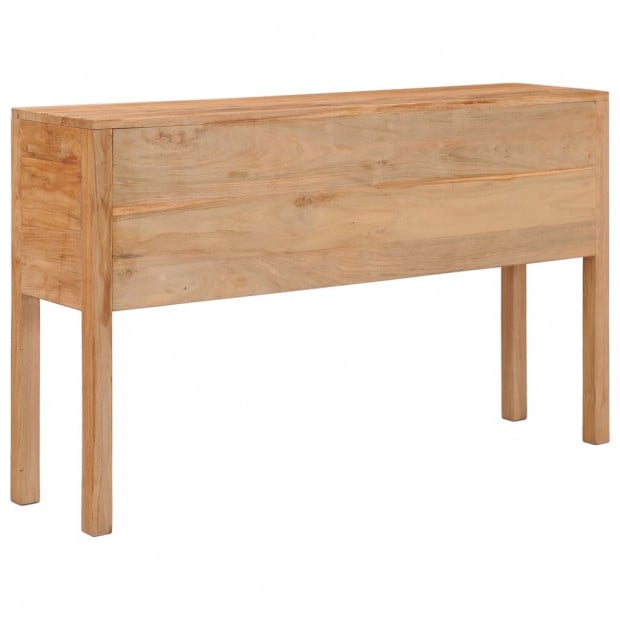Sideboard 125x30x75 Cm Solid Teak Wood Image 5