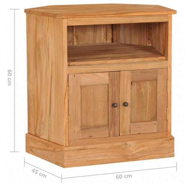 Corner Sideboard 60x45x60 Cm Solid Teak Wood Image 8