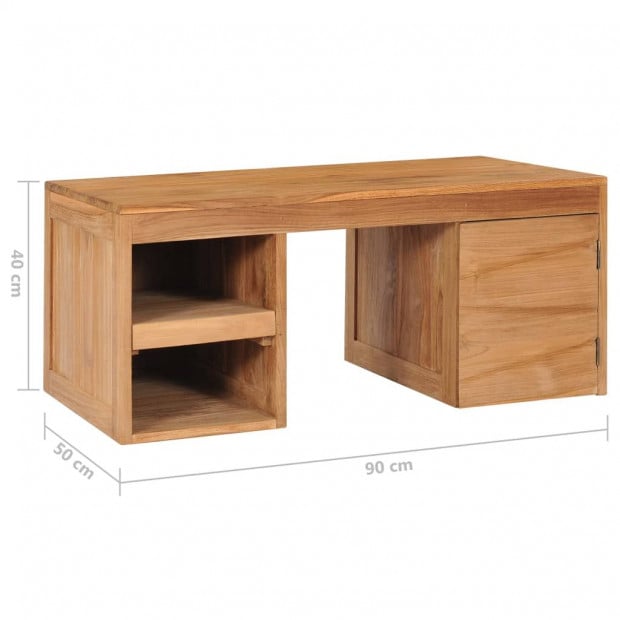 Coffee Table 90x50x40 Cm Solid Teak Wood Image 7
