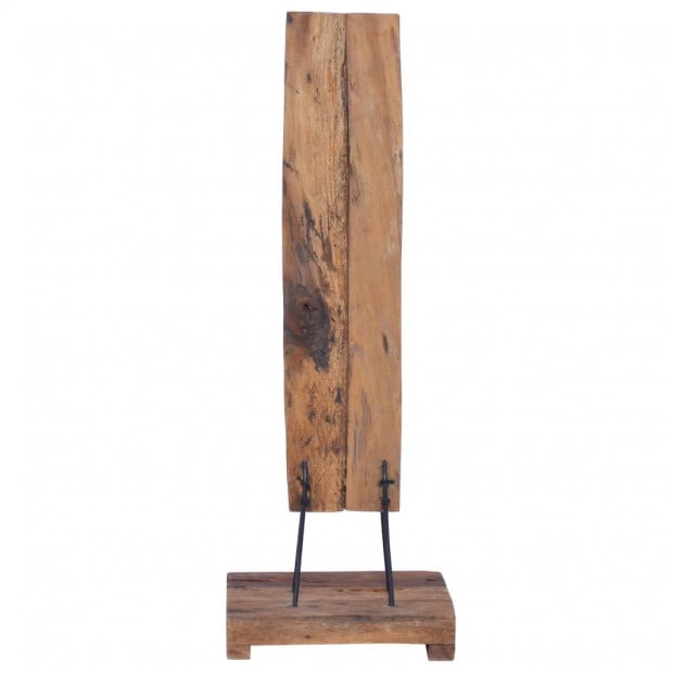 Wine Rack For 6 Bottles 35x35x100 Cm Solid Teak Wood Image 4