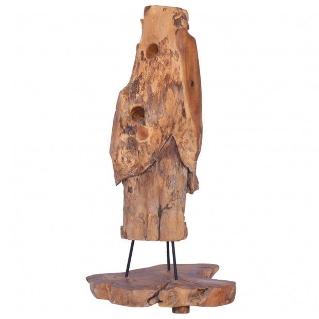 Wine Rack For 8 Bottles 40x30x80 Cm Solid Teak Wood Image 4