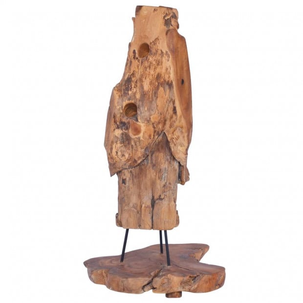 Wine Rack For 8 Bottles 40x30x80 Cm Solid Teak Wood Image 5