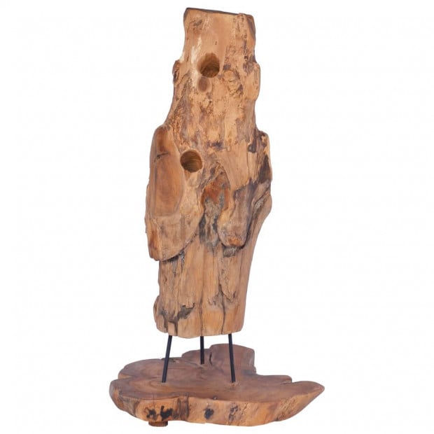 Wine Rack For 8 Bottles 40x30x80 Cm Solid Teak Wood Image 6