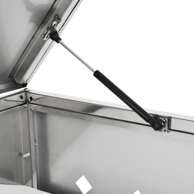 Double Wheelie Bin Shed 240 L Stainless Steel Image 8