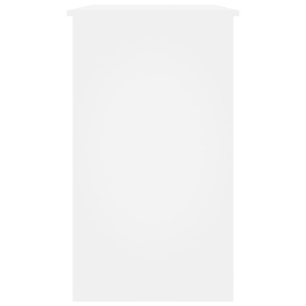 Desk White 90x45x76 Cm Chipboard Image 6