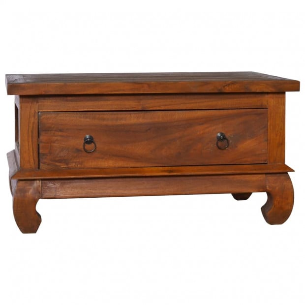 Coffee Table 80x50x40 Cm Solid Teak Wood