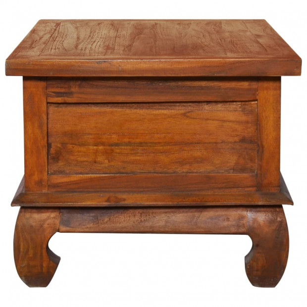 Coffee Table 80x50x40 Cm Solid Teak Wood Image 4