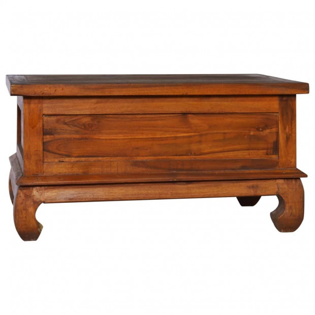 Coffee Table 80x50x40 Cm Solid Teak Wood Image 5
