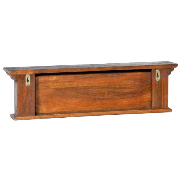 Wall Mounted Coat Rack 70x10x20 Cm Solid Teak Wood Image 4