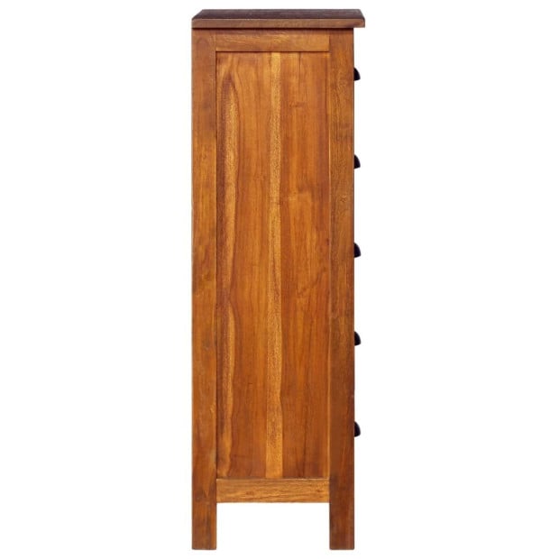 Sideboard 45x35x110 Cm Solid Teak Wood Image 4