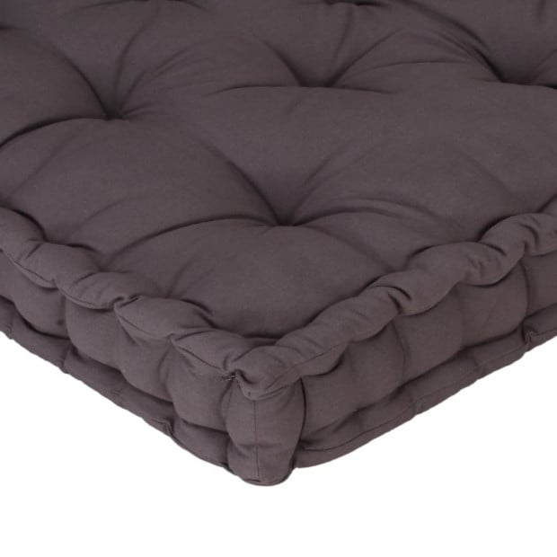 Pallet Floor Cushions 2 Pcs Cotton Anthracite Image 10