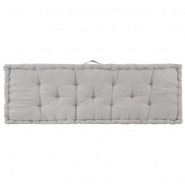 Pallet Floor Cushions 2 Pcs Cotton Grey Image 5