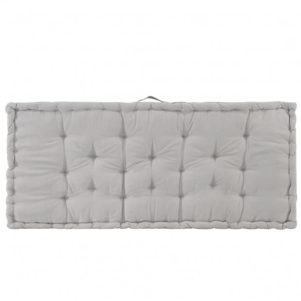 Pallet Floor Cushions 2 Pcs Cotton Grey Image 8