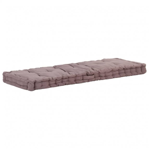 Pallet Floor Cushions 2 Pcs Cotton Taupe Image 3