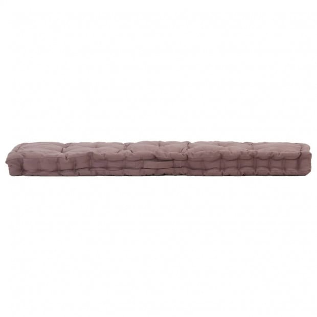 Pallet Floor Cushions 2 Pcs Cotton Taupe Image 4