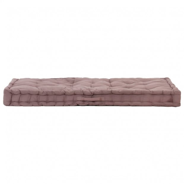 Pallet Floor Cushions 2 Pcs Cotton Taupe Image 7