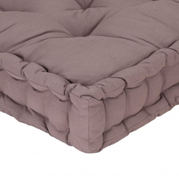 Pallet Floor Cushions 2 Pcs Cotton Taupe Image 10