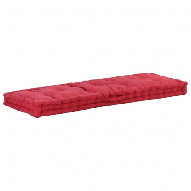 Pallet Floor Cushions 2 Pcs Cotton Burgundy Image 3
