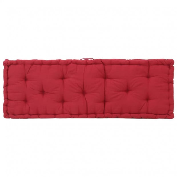 Pallet Floor Cushions 2 Pcs Cotton Burgundy Image 5