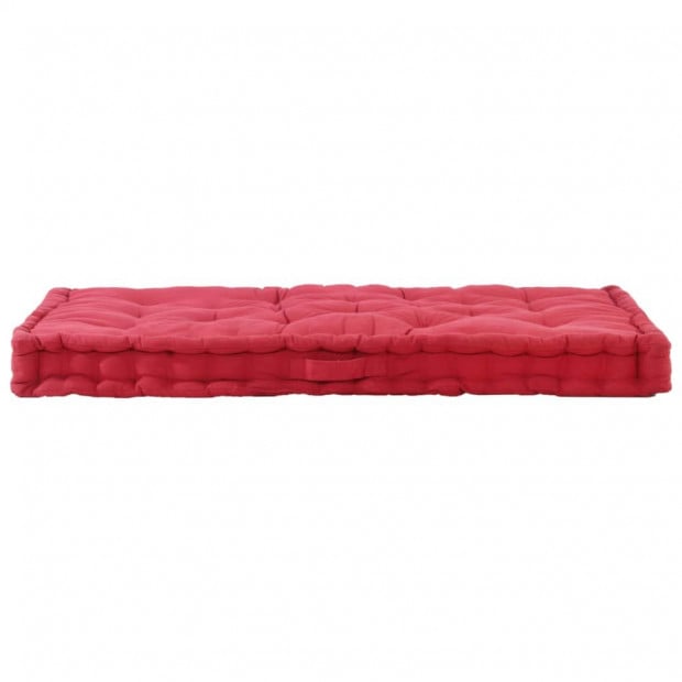 Pallet Floor Cushions 2 Pcs Cotton Burgundy Image 7