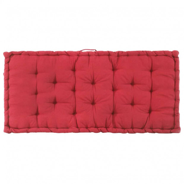 Pallet Floor Cushions 2 Pcs Cotton Burgundy Image 8