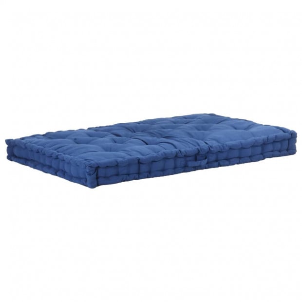 Pallet Floor Cushions 2 Pcs Cotton Light Blue Image 6