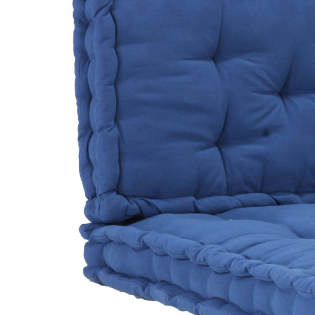 Pallet Floor Cushions 2 Pcs Cotton Light Blue Image 9