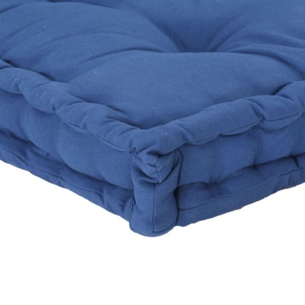 Pallet Floor Cushions 2 Pcs Cotton Light Blue Image 10