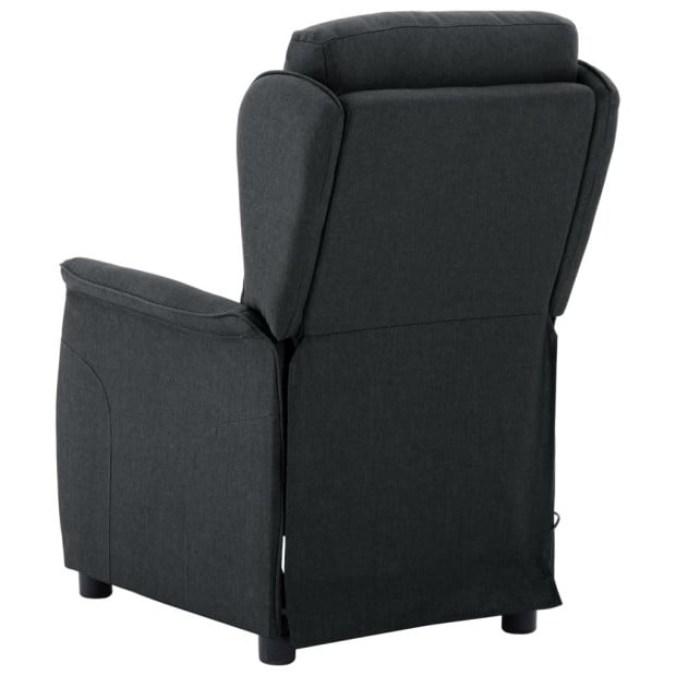 Recliner Dark Grey Fabric Image 5